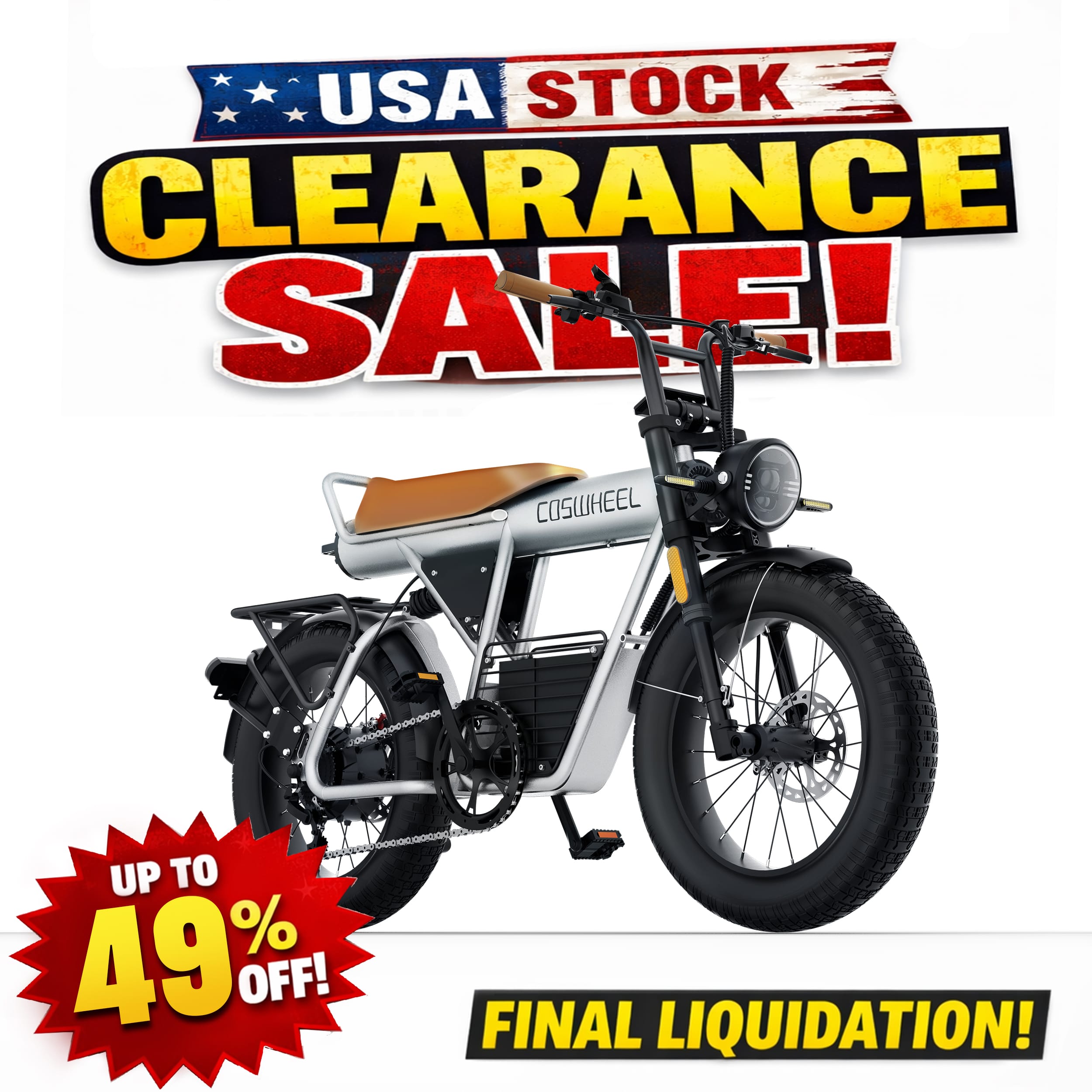 CT20 Long Range Electric Bike | US Warehouse Clearance – Limited Units