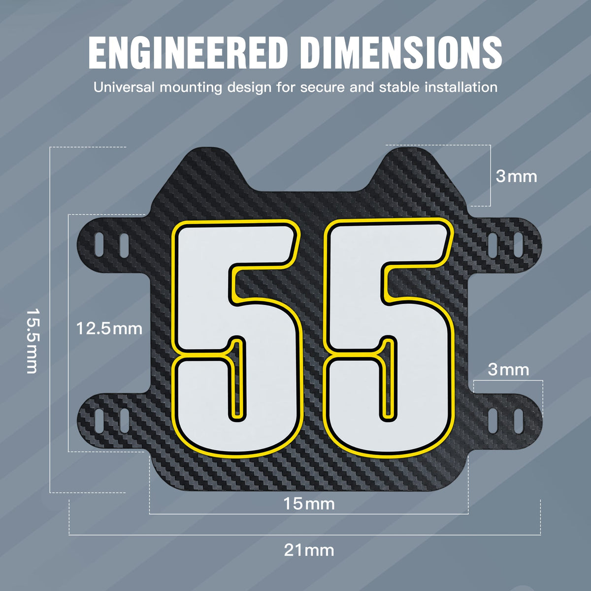 Number Plate for R19 R6000 Ebike