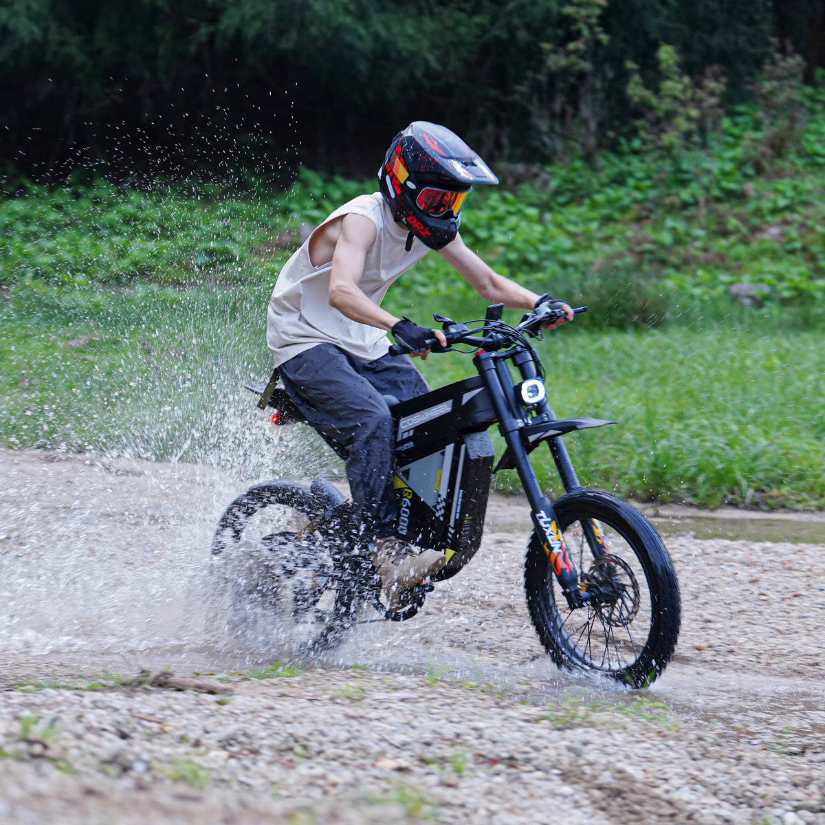 COSWHEEL R6000 Electric Dirt Bike for Teenager | 7000W 55MPH